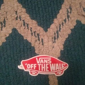Vans "Off The Wall" Sticker.